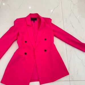 Fuscia pink Blazer worn once